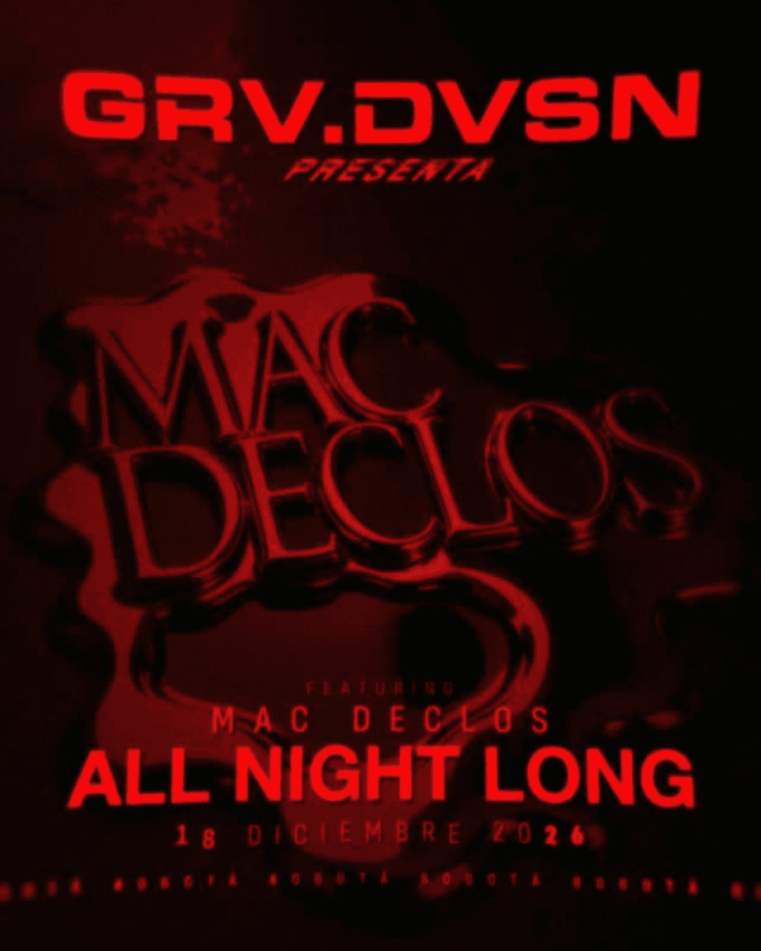 Flyer de GRV.DVSN: El Último Baile