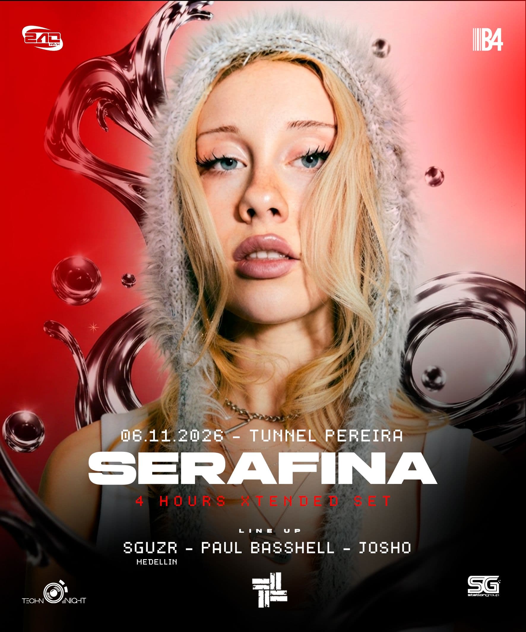 Flyer de Serafina Extended Set en Tunnel Pereira