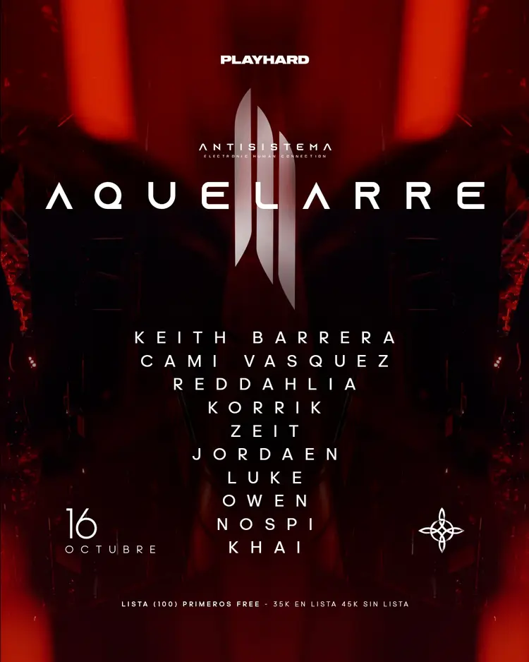 Flyer de Aquelarre